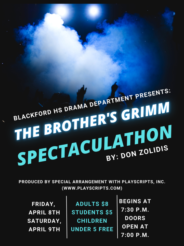 The Brother's Grimm Spectaculathon Flyer