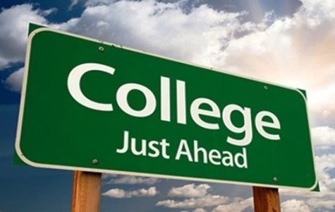College Just Ahead Sign