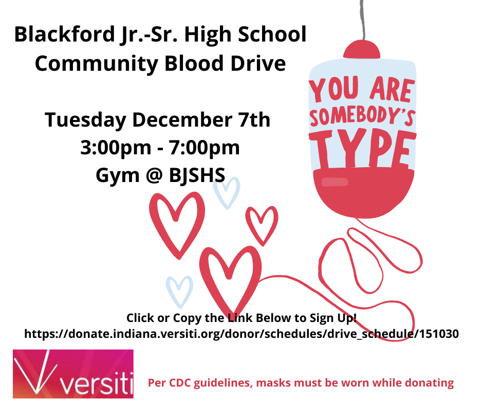 BJSHS to host blood drive