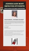 Gracie Earhart - Northside 5th grade