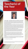 Jeremy Miller - 2020 Henderson Award Winner