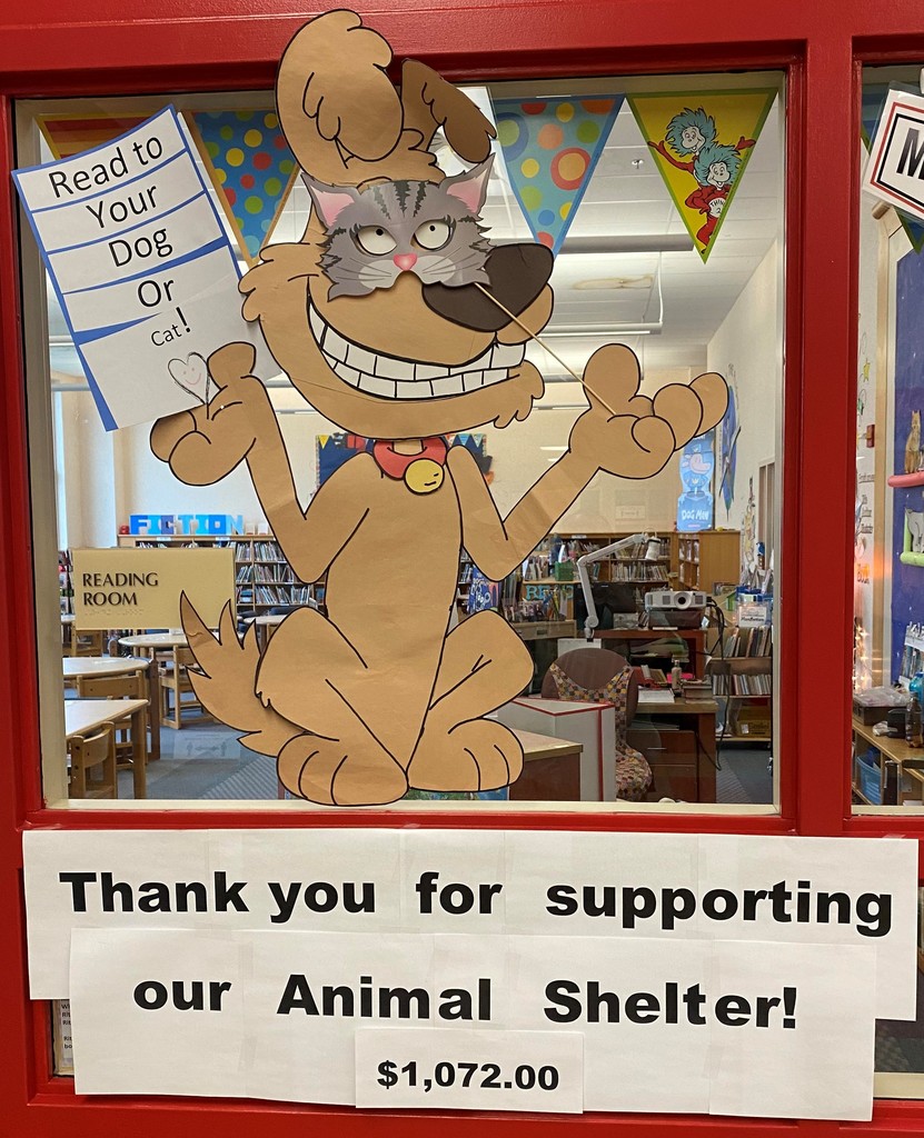 Sign for animal shelter fundraiser