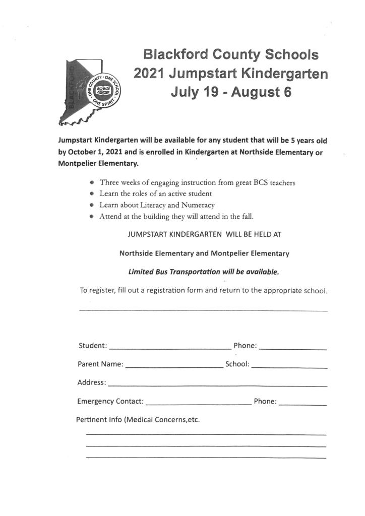 Jumpstart Kindergarten