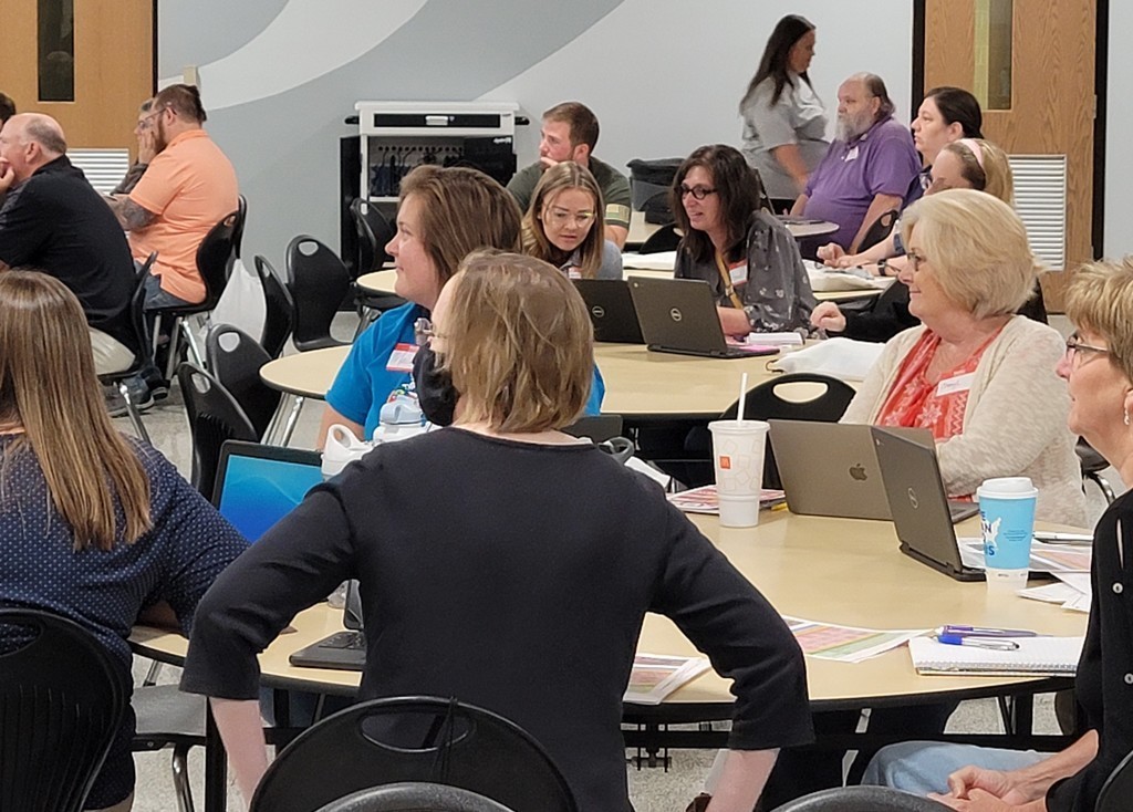 Teachers take part in professional development