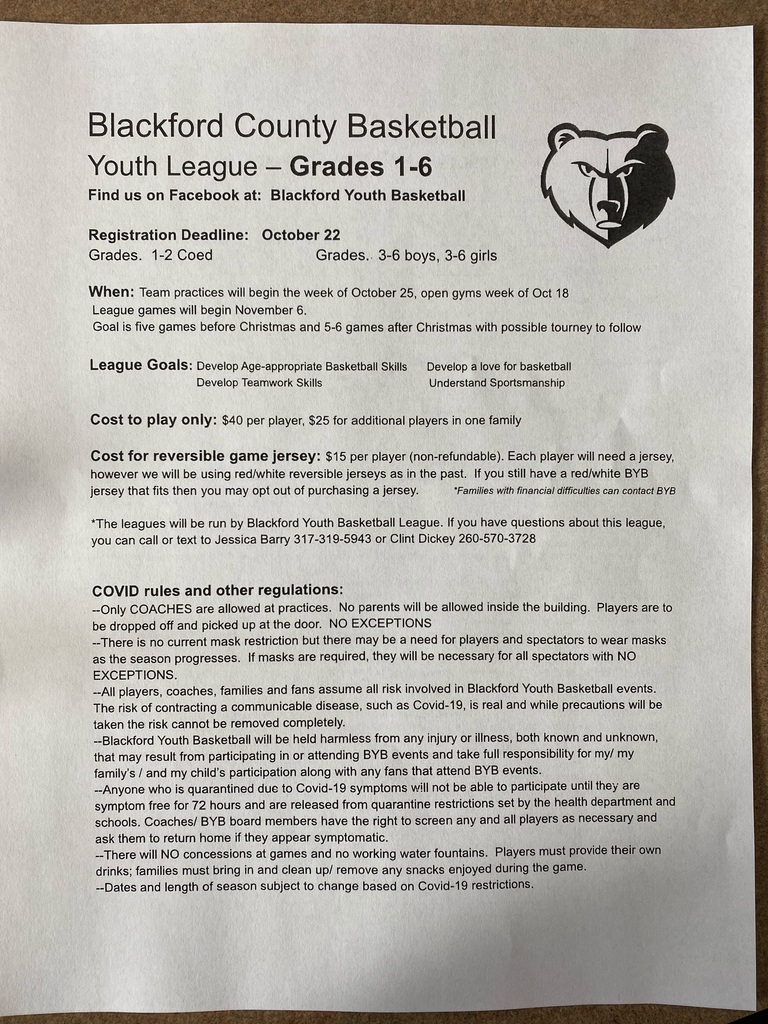 Basketball Youth League