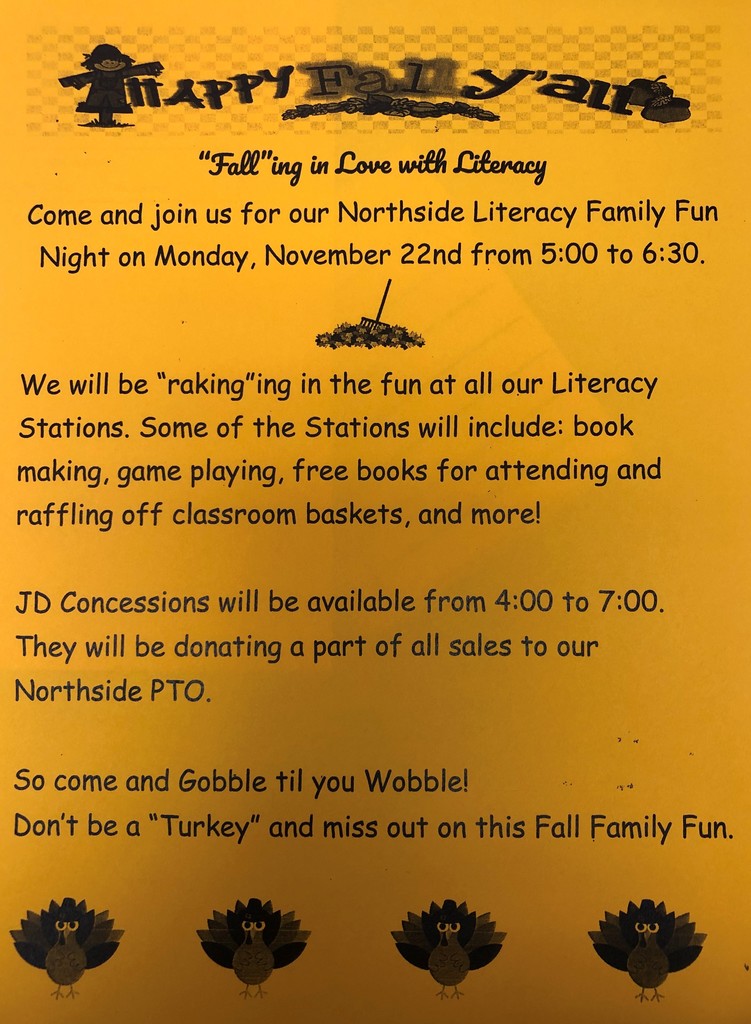 Northside Literacy Family Fun  Night