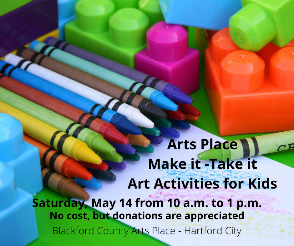 Arts Place Make and  Take flyer