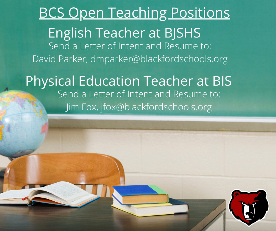 Open Teaching Positions