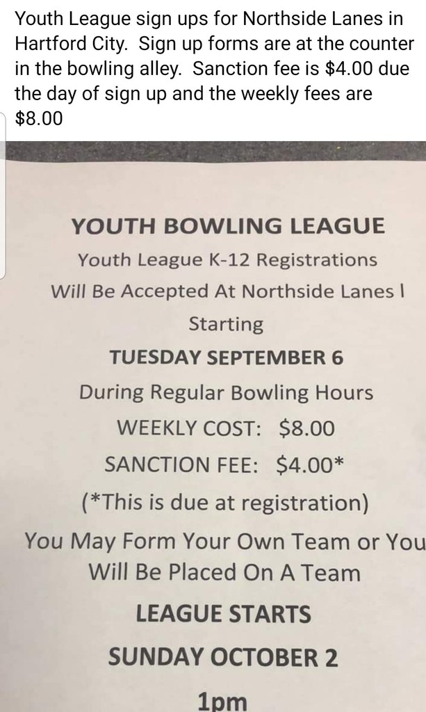 Youth Bowling League