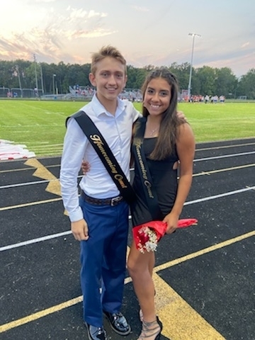Homecoming feshman court - Tristyn Cameron and Addison Flores