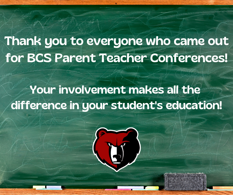 Parent Teacher Conference Thanks