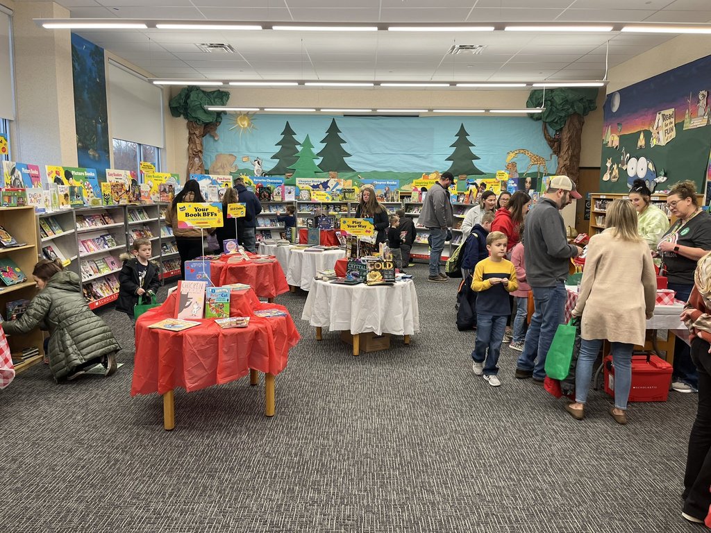 Book Fair was just one of the stops at Family Literacy Night