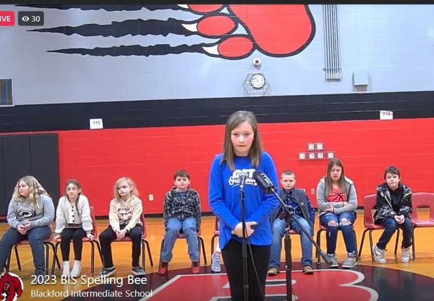 Students participate in BIS Spelling Bee