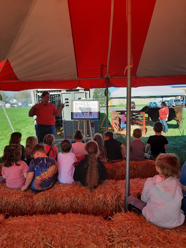 Ag Day lessons held outside