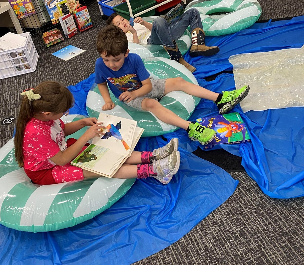 Girl and two boys enjoy beach day at BPS