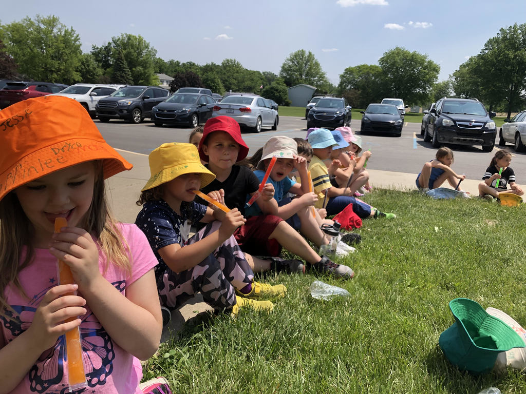 Popsicles were a great way to spend some time outside at the BPS field day